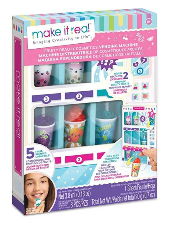 Zdjęcie produktu make it real Zestaw do makijażu "Fruity Beauty Lipgloss" - 8+ rozmiar: onesize