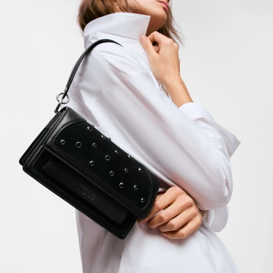 Zdjęcie produktu Mała Czarna Torebka Przez Ramię Tous Audree Strass - Tous