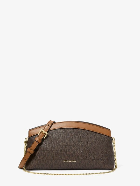 Zdjęcie produktu Mała kopertówka Athena z charakterystycznym logo i przepinanym paskiem Michael Kors