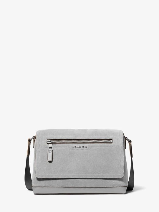 Zdjęcie produktu Mała listonoszka Hudson z zamszu Michael Kors KAMIENNOSZARY (Szary)