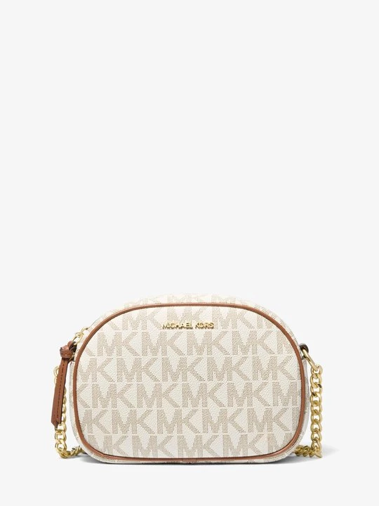 Zdjęcie produktu Mała owalna torebka Jet Set do przewieszenia przez ramię z charakterystycznym logo Michael Kors