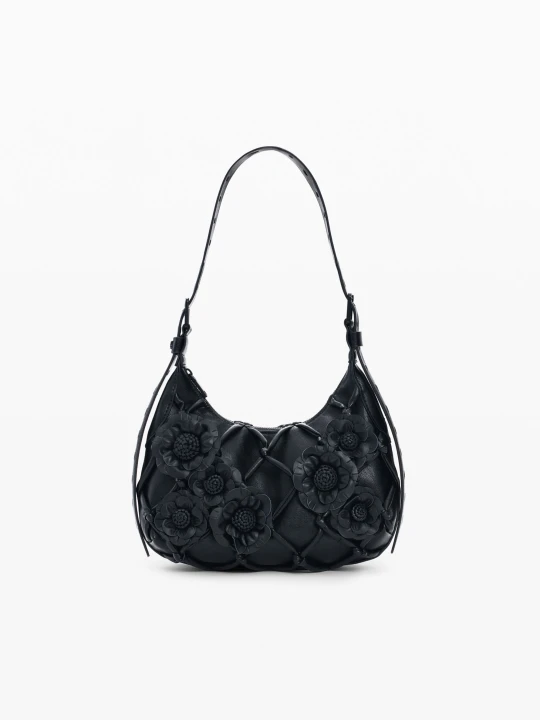 Zdjęcie produktu mała torba w kwiaty red Desigual czarny