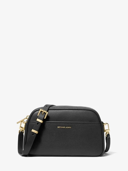 Zdjęcie produktu Mała skórzana torebka Jet Set typu camera bag do przewieszenia przez ramię Michael Kors CZARNY (Czarny)