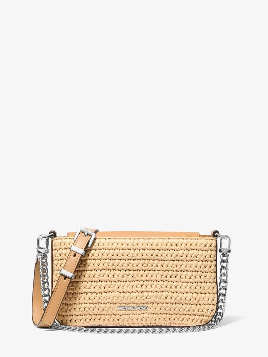 Zdjęcie produktu Mała szydełkowa torebka do przewieszenia przez ramię Bryant z przepinanym paskiem Michael Kors ORZECHOWY (Brązowy)