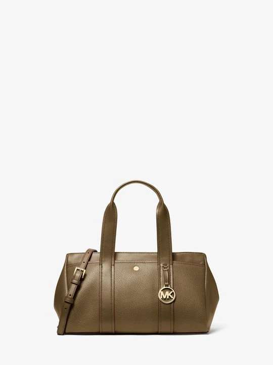 Zdjęcie produktu Mała torba Foster ze skóry groszkowej Michael Kors LODEN (Zielony)