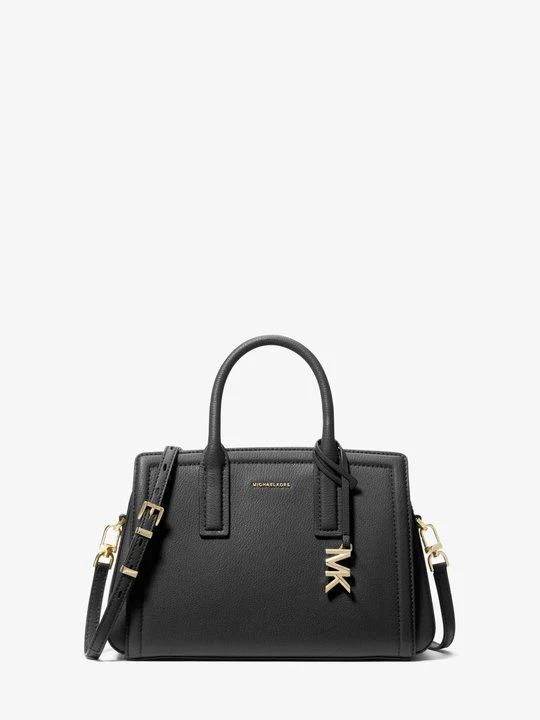 Zdjęcie produktu Mała torba Laila ze skóry groszkowej Michael Kors CZARNY (Czarny)