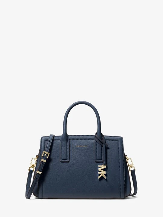 Zdjęcie produktu Mała torba Laila ze skóry groszkowej Michael Kors GRANATOWY (Niebieski)