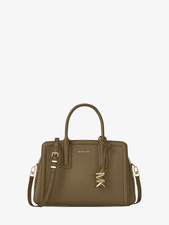Zdjęcie produktu Mała torba Laila ze skóry groszkowej Michael Kors LODEN (Zielony)