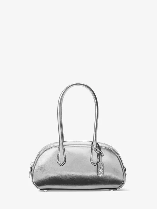 Zdjęcie produktu Mała torba Lulu z metalicznej skóry Michael Kors SREBRNY (Srebrny)