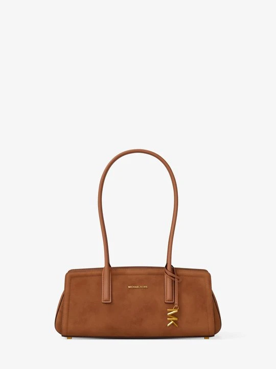 Zdjęcie produktu Mała torba na ramię Laila z zamszu Michael Kors BRĄZOWY (Brązowy)