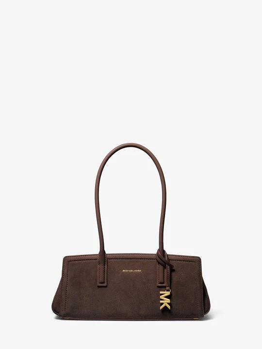 Zdjęcie produktu Mała torba na ramię Laila z zamszu Michael Kors CZEKOLADOWY (Brązowy)