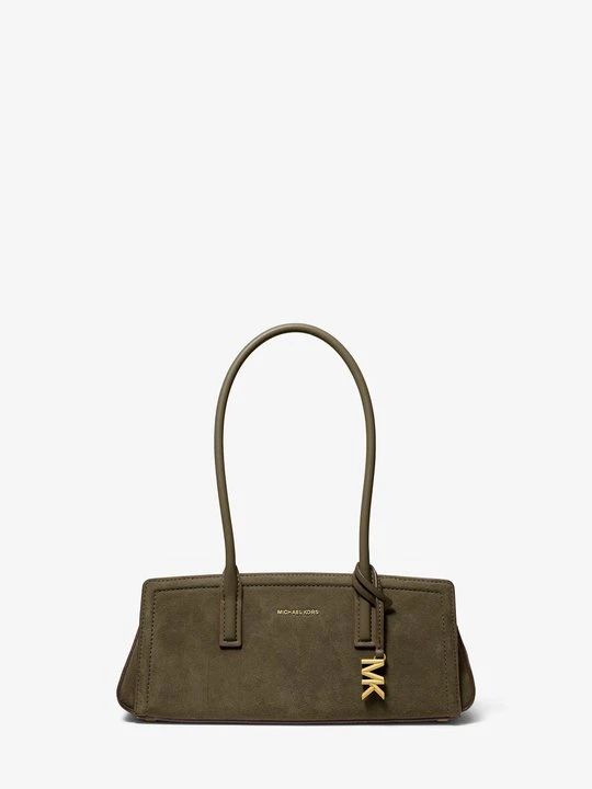Zdjęcie produktu Mała torba na ramię Laila z zamszu Michael Kors LODEN (Zielony)
