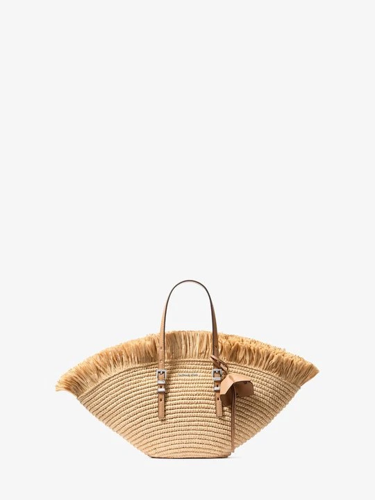 Zdjęcie produktu Mała torba tote Isa z szydełkowanej ręcznie tkaniny Michael Kors