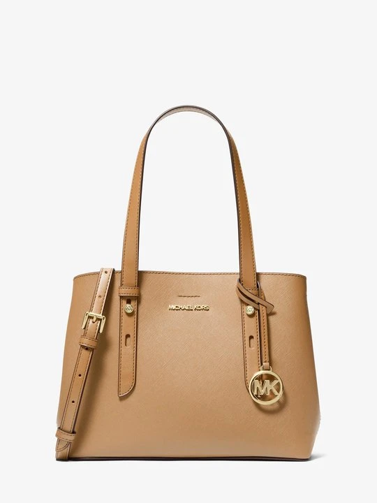 Zdjęcie produktu Mała torba tote Mel ze skóry saffiano Michael Kors SKÓRA WIELBŁĄDA (Brązowy)