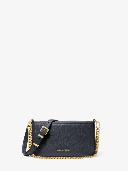 Zdjęcie produktu Mała torebka Bryant z groszkowej skóry z przepinanym paskiem Michael Kors GRANATOWY (Niebieski)
