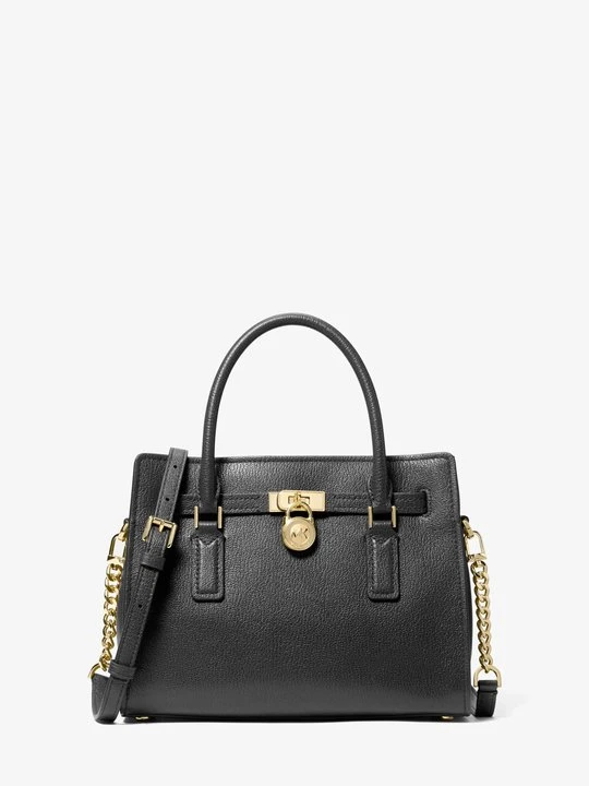 Zdjęcie produktu Mała torebka do przewieszenia przez ramię Hamilton Moderne ze skóry Michael Kors CZARNY (Czarny)