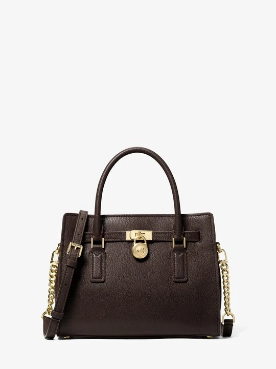 Zdjęcie produktu Mała torebka do przewieszenia przez ramię Hamilton Moderne ze skóry Michael Kors CZEKOLADOWY (Brązowy)