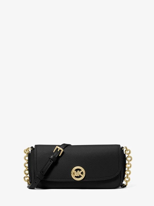 Zdjęcie produktu Mała torebka do przewieszenia przez ramię Nolita ze skóry groszkowej Michael Kors CZARNY (Czarny)