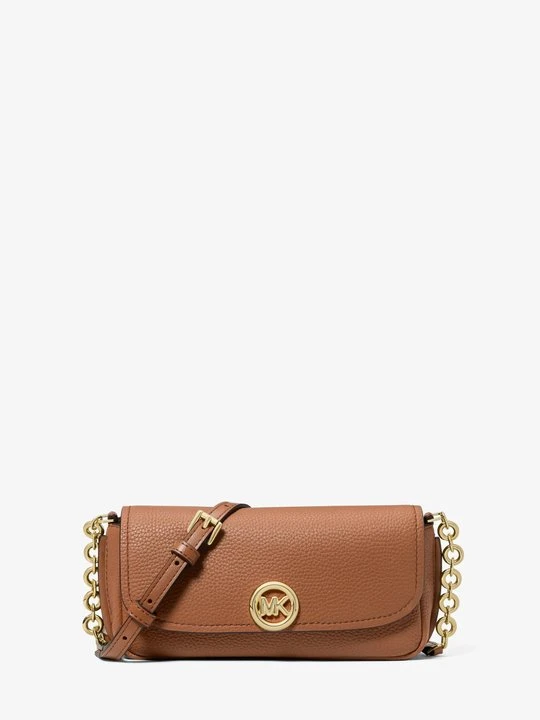 Zdjęcie produktu Mała torebka do przewieszenia przez ramię Nolita ze skóry groszkowej Michael Kors BRĄZOWY (Brązowy)
