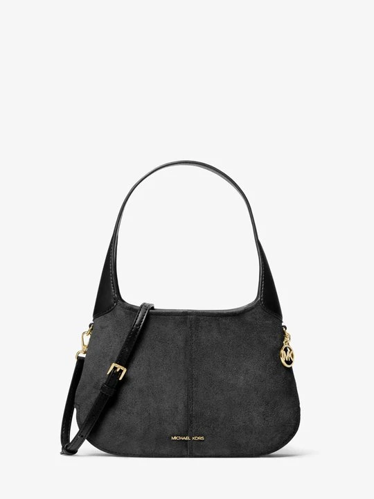 Zdjęcie produktu Mała torebka na ramię Alice z zamszu Michael Kors CZARNY (Czarny)