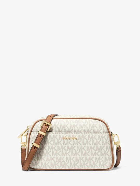 Zdjęcie produktu Mała torebka typu camera bag Jet Set do przewieszenia przez ramię z charakterystycznym logo Michael Kors