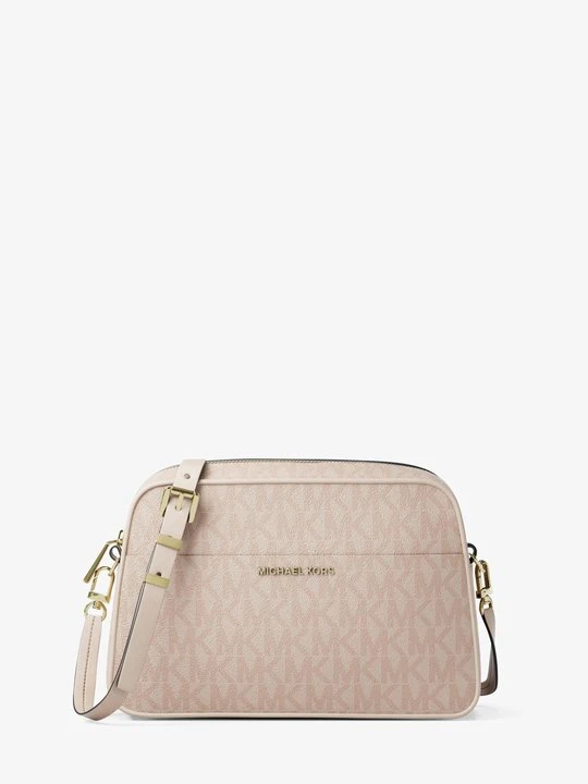 Zdjęcie produktu Mała torebka typu camera bag Jet Set do przewieszenia przez ramię z charakterystycznym logo Michael Kors
