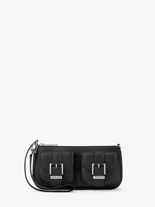 Zdjęcie produktu Mała torebka Zoe ze skóry groszkowej Michael Kors CZARNY (Czarny)