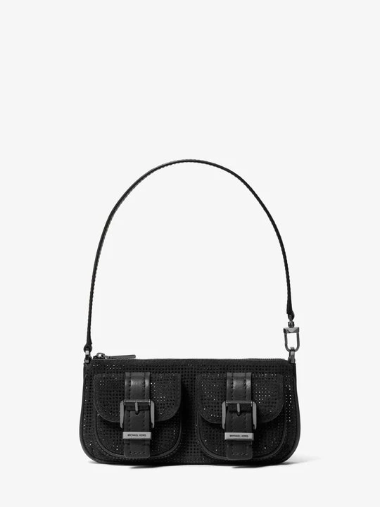 Zdjęcie produktu Mała torebka Zoe ze zdobionego zamszu Michael Kors CZARNY (Czarny)