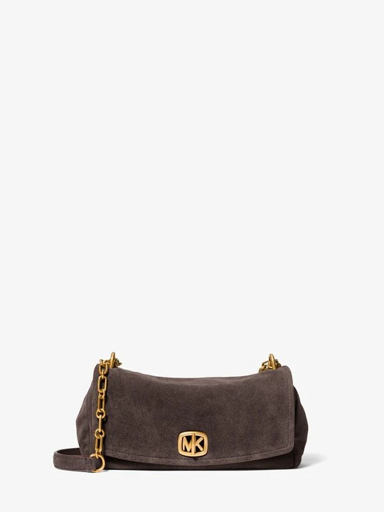Zdjęcie produktu Mała zamszowa torebka na ramię Bryant Michael Kors CZEKOLADOWY (Brązowy)