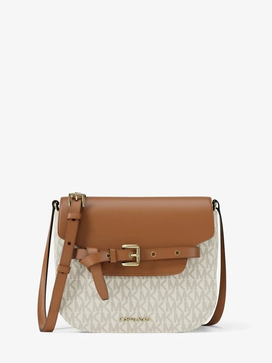 Zdjęcie produktu Mała zaokrąglona torebka Emilia do przewieszenia przez ramię z charakterystycznym logo Michael Kors