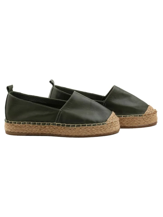 Zdjęcie produktu Maldives Shoes Espadryle w kolorze ciemnozielonym rozmiar: 38