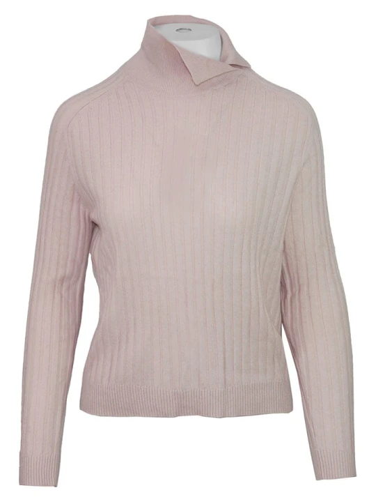 Zdjęcie produktu Malo Optimum Sweter w kolorze szaroróżowym rozmiar: XL