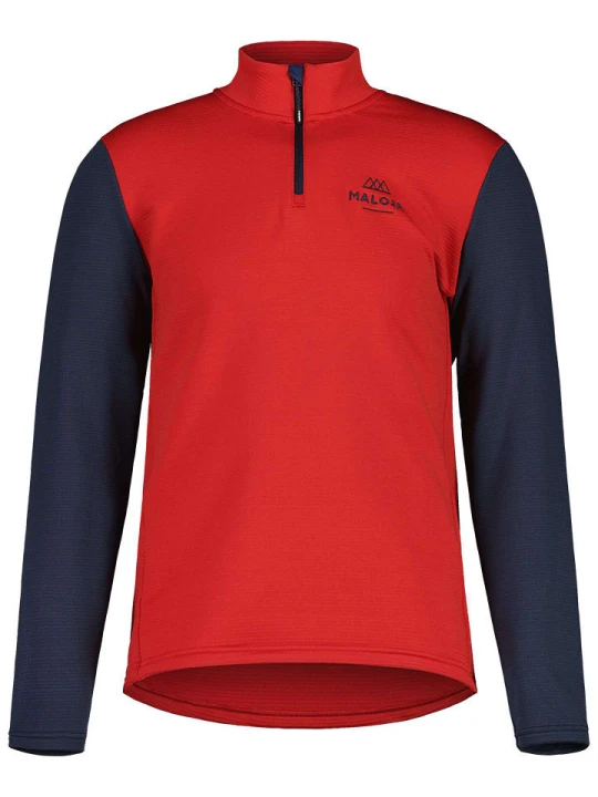 Zdjęcie produktu Maloja Bluza polarowa "CesarM" w kolorze czerwonym rozmiar: M