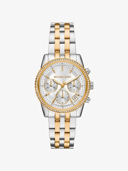 Zdjęcie produktu Mały dwukolorowy zegarek Bryant z kryształkami pavé Michael Kors DWA KOLORY (Srebrny)