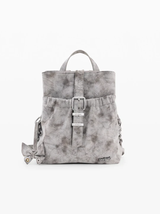 Zdjęcie produktu Mały plecak ze skóropodobnego materiału Desigual czarny