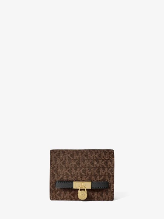Zdjęcie produktu Mały portfel Hamilton Moderne z charakterystycznym logo Michael Kors