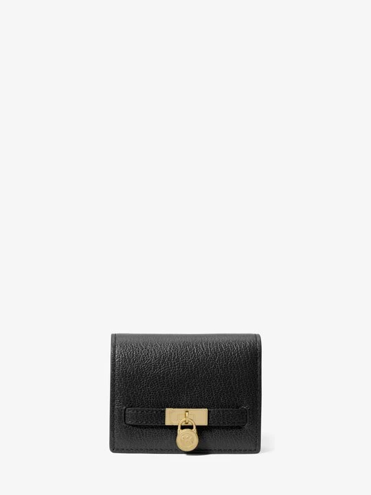 Zdjęcie produktu Mały portfel Hamilton Moderne ze skóry Michael Kors CZARNY (Czarny)
