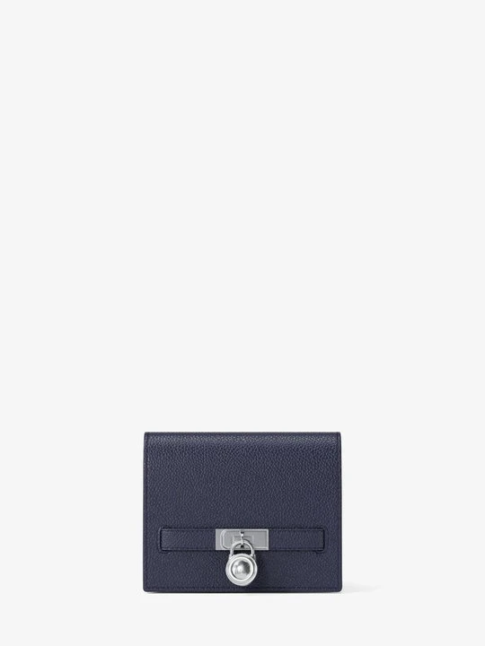 Zdjęcie produktu Mały portfel Hamilton Moderne ze skóry Michael Kors NIEBIESKI FORMALNY (Niebieski)
