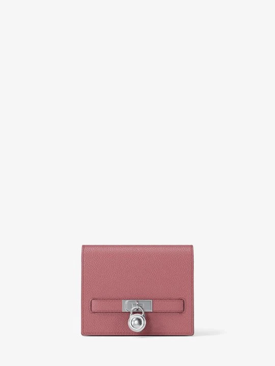 Zdjęcie produktu Mały portfel Hamilton Moderne ze skóry Michael Kors PALISANDER (Różowy)