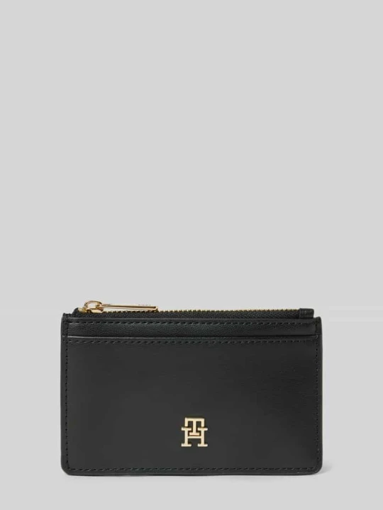 Zdjęcie produktu Mały portfel z imitacji skóry Tommy Hilfiger Czarny