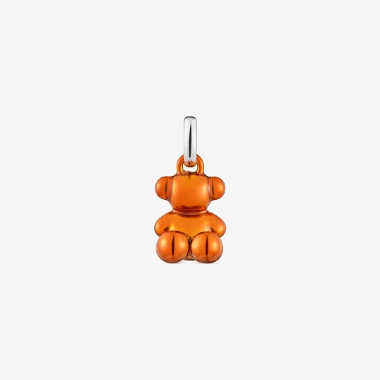 Zdjęcie produktu Mały Wisiorek Bold Bear Pomarańczowa Stal Miś - Tous