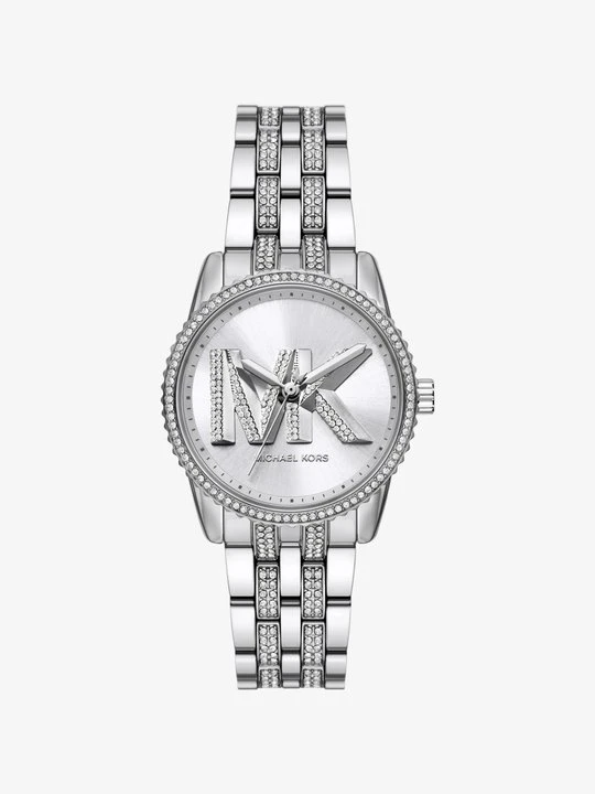 Zdjęcie produktu Mały zegarek Bryant w srebrnym kolorze z logo w stylu pavé Michael Kors