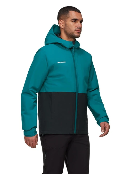 Zdjęcie produktu Mammut Kurtka funkcyjna "Linard HS" w kolorze turkusowym rozmiar: XL