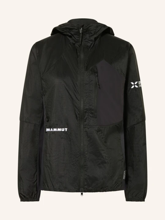 Zdjęcie produktu Mammut Kurtka Wiatrówka Eiger Nordwand Advanced Hooded schwarz CZARNY