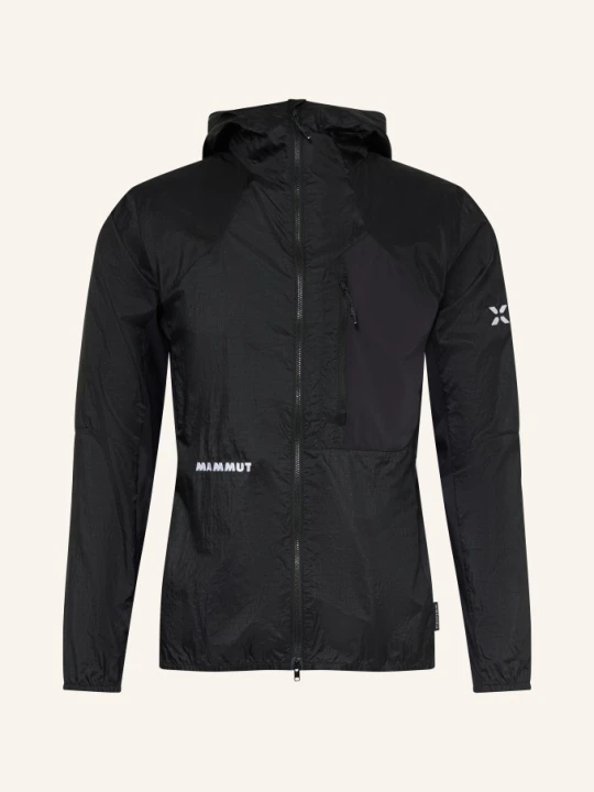 Zdjęcie produktu Mammut Kurtka Wiatrówka Eiger Nordwand Advanced Hooded schwarz CZARNY