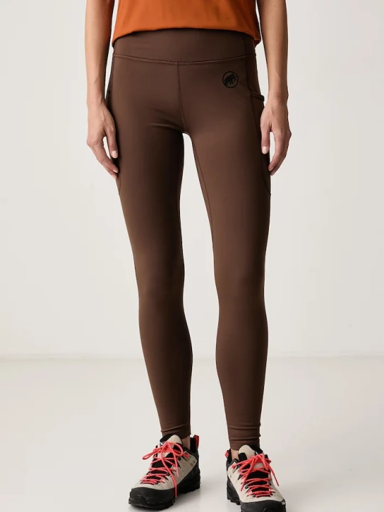Zdjęcie produktu Mammut legginsy sportowe damskie Crag Winter brązowy