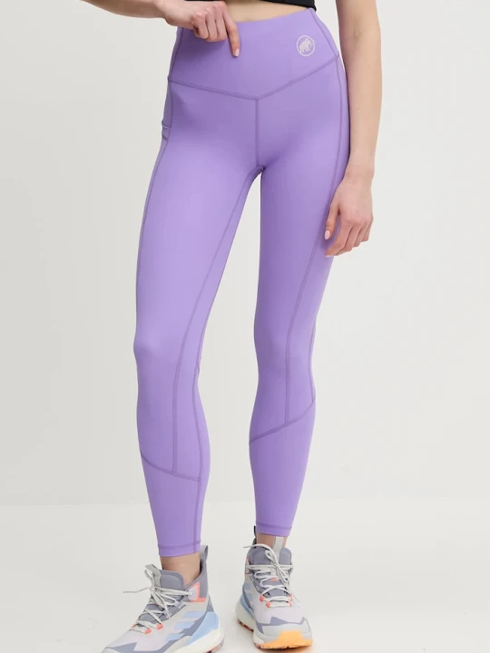 Zdjęcie produktu Mammut legginsy sportowe Massone fioletowy