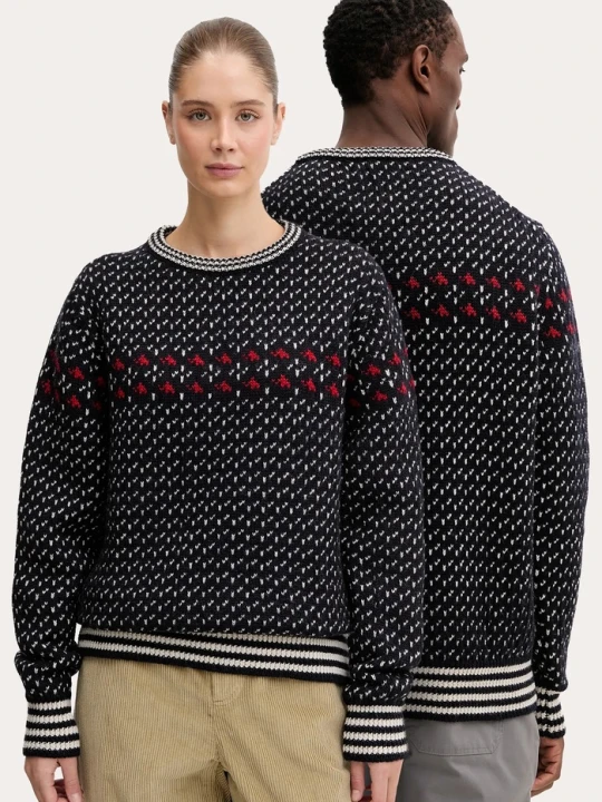 Zdjęcie produktu Mammut sweter wełniany Mammut x Cabourn Direttissima granatowy