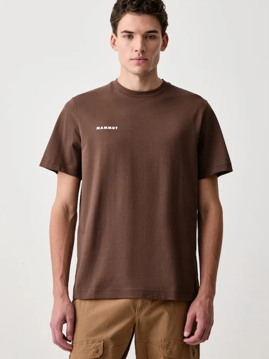 Zdjęcie produktu Mammut T-shirt sportowy męski bawełniany Base brązowy