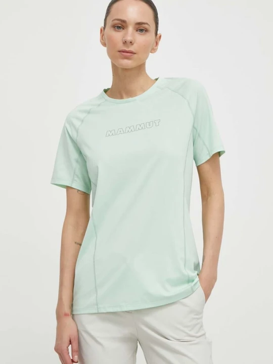 Zdjęcie produktu Mammut T-shirt sportowy damski Selun zielony
